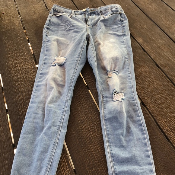 Mudd High Rise Skinny Jean Light Wash Junior’s - Picture 1 of 5